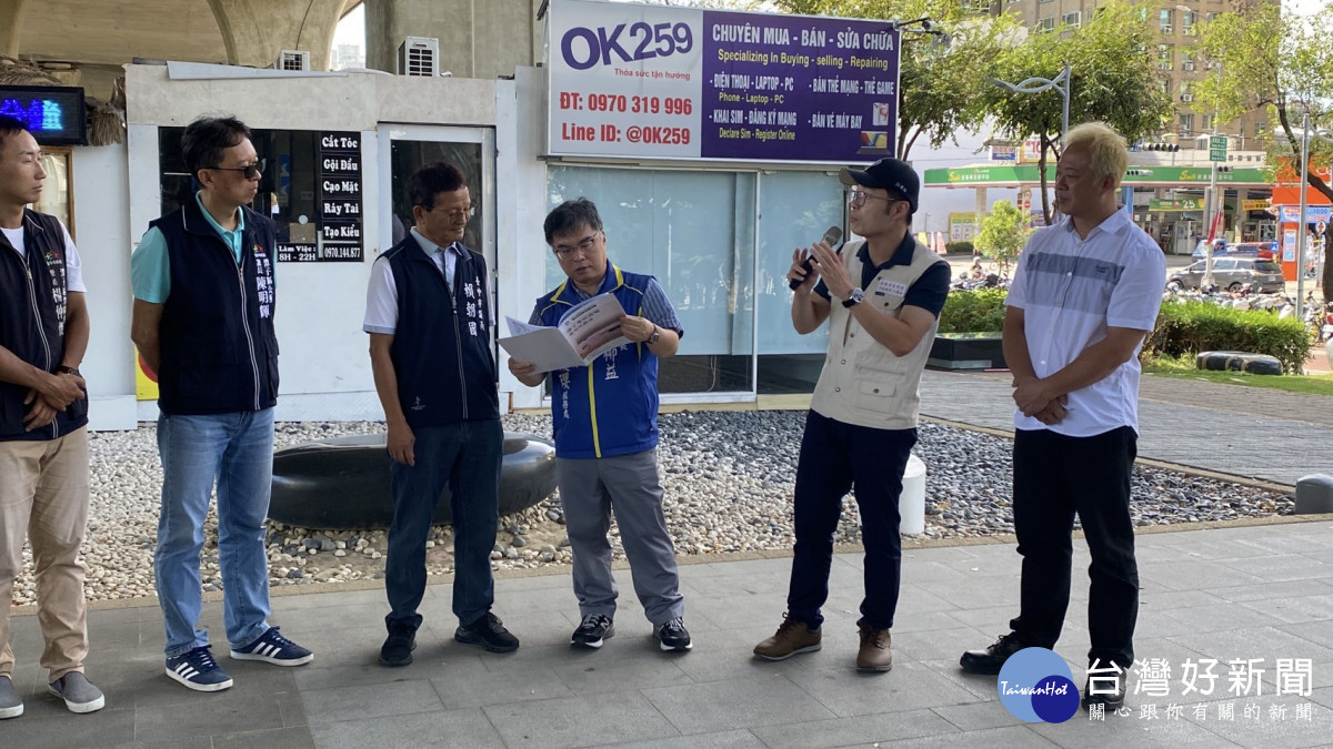 立委楊瓊瓔國會辦公室邀集市議員賴朝國及潭陽里長楊仲傑、潭北里長林俊堂等提出建言。