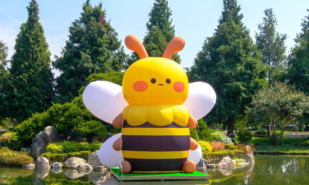 紙雕藝術與自然共舞 成美文化園昆蟲創藝PARTY變身中部最大親子樂園