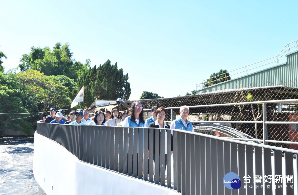 打通八堡一圳29公里水岸廊道斷點 ，二水鄉硯墨之道正式啟用。圖／彰化縣政府提供