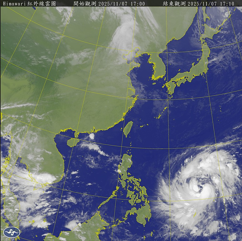 （圖／翻攝自交通部中央氣象署官網）