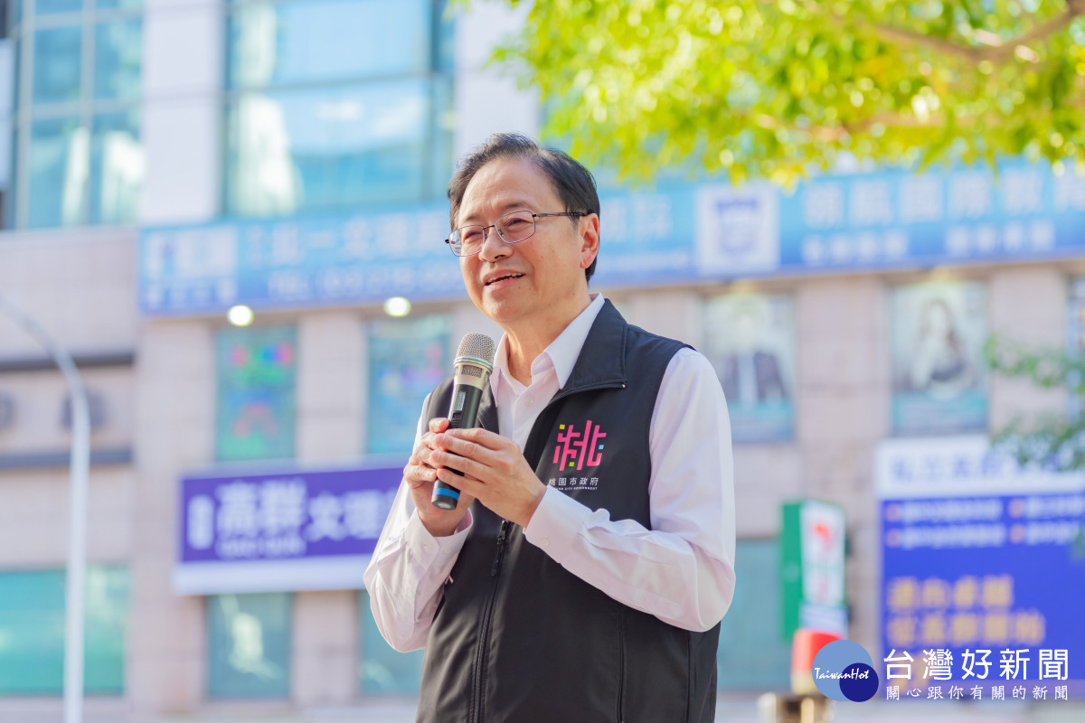 張市長致詞。<br />
<br />