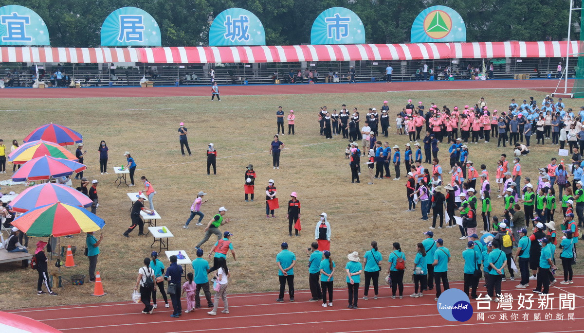 4天的縣運在全縣28處場館展開36項競賽。( 記者扶小萍攝)