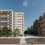 橫埔段社宅模擬圖。