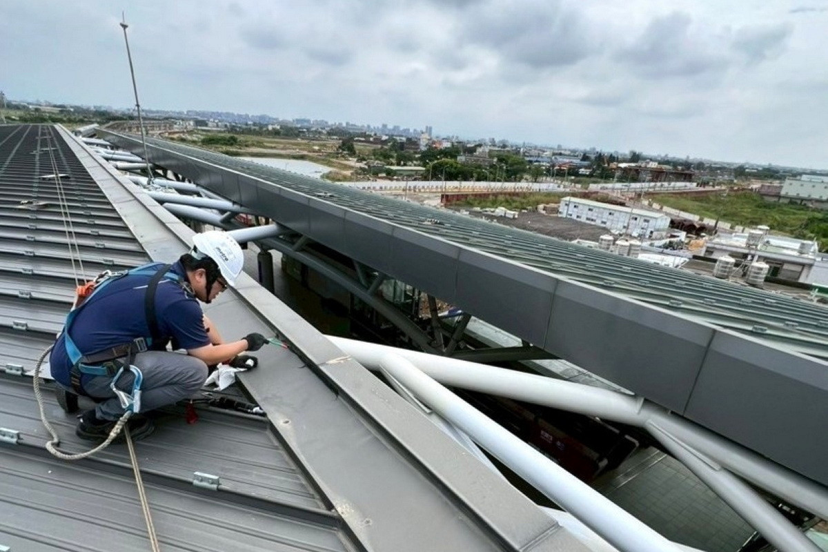 因應鳳凰颱風生成，桃捷公司全面啟動及檢視防颱整備工作。