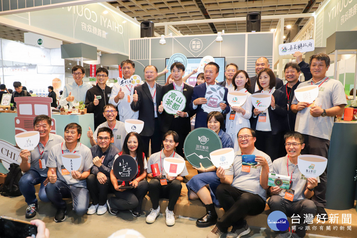 2025臺灣國際茶業博覽會與臺灣國際咖啡展盛大開展，嘉義縣長翁章梁親自到場為業者打氣／嘉義縣府提供