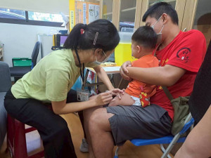鼓勵符合條件幼兒盡快接種增強保護力