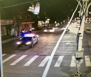 一家三口的緊急旅程，彰警暖心開道助孕婦及時就醫。圖／彰化縣警局提供