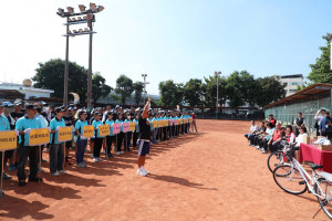 2025第17屆諸羅「世澤盃」全國壯年網球錦標賽昨天在嘉義市立網球場熱鬧開幕／嘉義市府提供