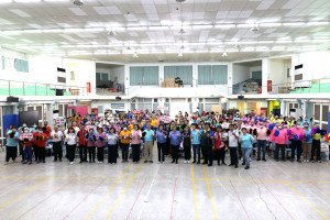 中國醫藥大學北港附設醫院在元長國小舉辦長者活力運動會／翻攝照片