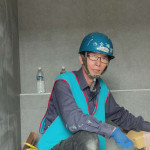 吳長明參加銲接職訓，重新尋回職場第二春。