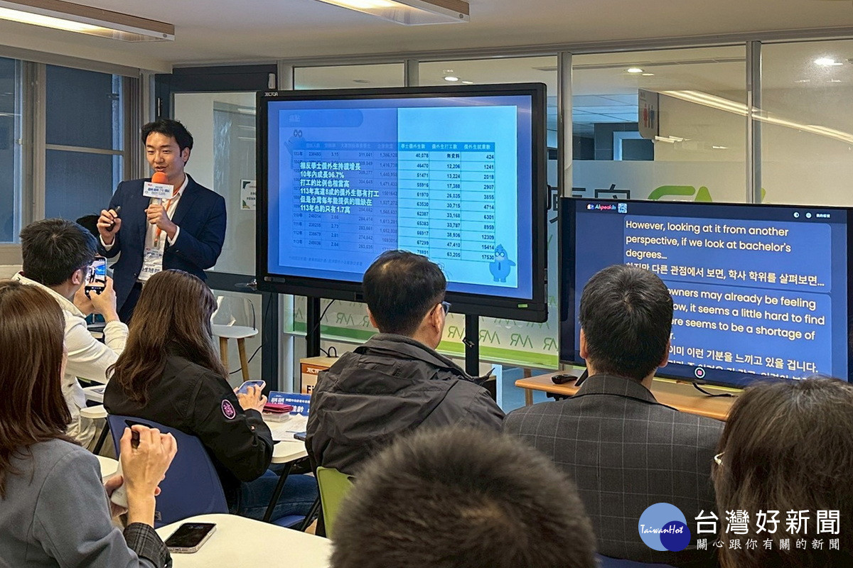 韓國慶北大學暨創業團隊前往桃園青年事務局「安東青創基地」參訪交流。<br />
