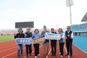 雲林縣立田徑場自11月20日開放民眾使用／縣府提供