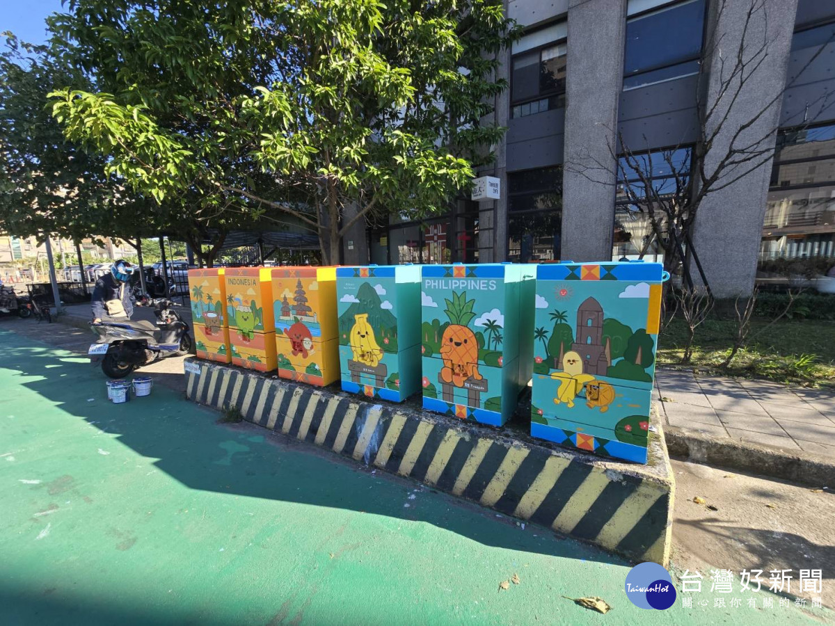 桃園市政府經濟發展局積極推動「新住民移工商圈美學提升計畫」。