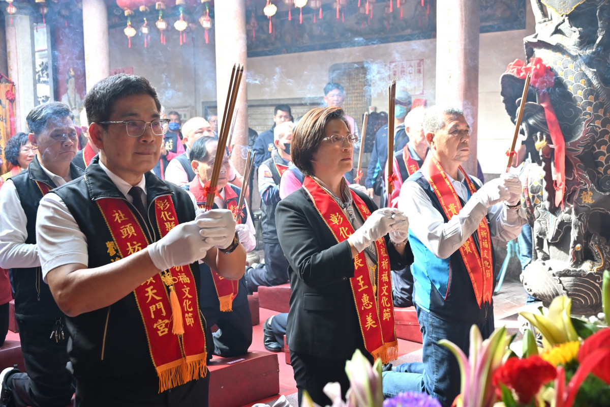 2025彰化媽祖祈福文化節熱鬧登場，天門宮270週年、十三媽祖齊聚庇民。圖／彰化縣政府提供