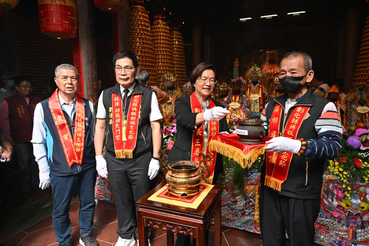 2025彰化媽祖祈福文化節熱鬧登場，天門宮270週年、十三媽祖齊聚庇民。圖／彰化縣政府提供