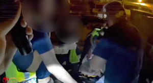 竹北警分局六家派出所員警鍥而不捨搜尋，成功尋獲迷途長者。