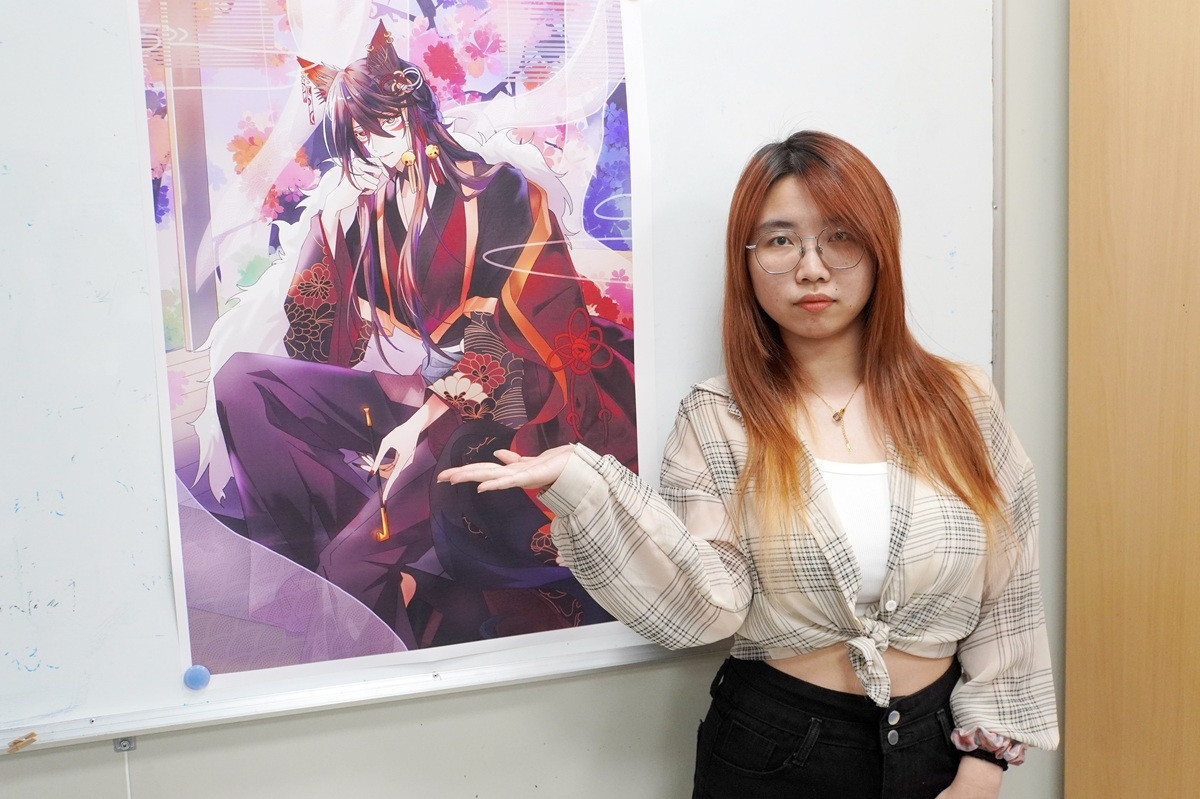 第十四屆開拓極短篇原創大賞 大葉程翎瑄作品「世外之境」獲插畫組佳作