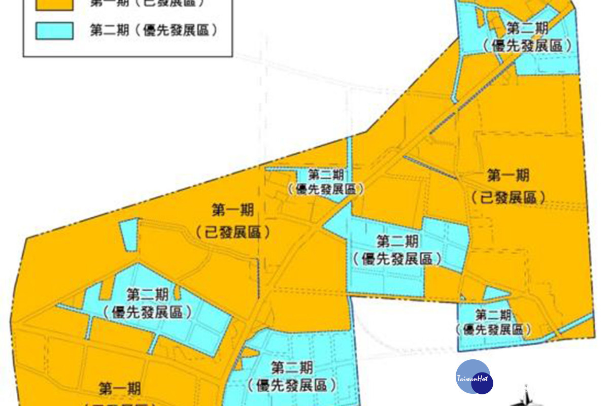 七股都市計畫規畫圖。