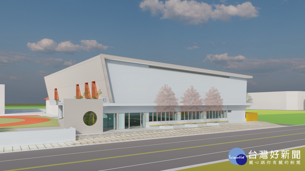 竹塘國中曉陽館重建動土啟動,縣府投入逾1億打造校園與社區共享的新地標。圖/彰化縣政府提供
