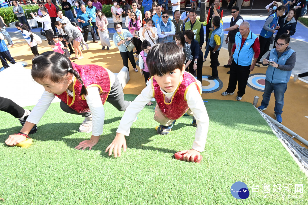 彰化埤頭「樂米公園」正式啟用，結合在地米文化打造親子新亮點。圖／彰化縣政府提供