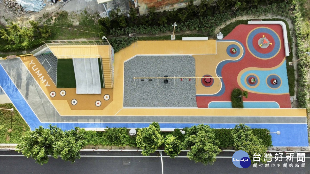 彰化埤頭「樂米公園」正式啟用，結合在地米文化打造親子新亮點。圖／彰化縣政府提供