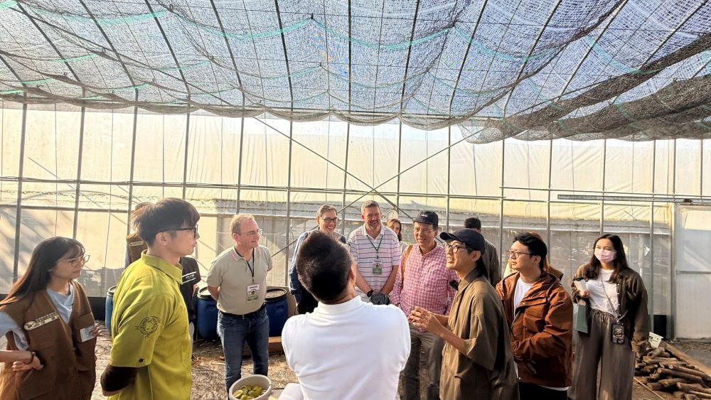 德國金牌農村團參訪苗栗農村再生，對於廚餘變沃土，德方對於苗栗青年的對於永續作為表示高度認同與興趣。(圖/苗栗縣政府)