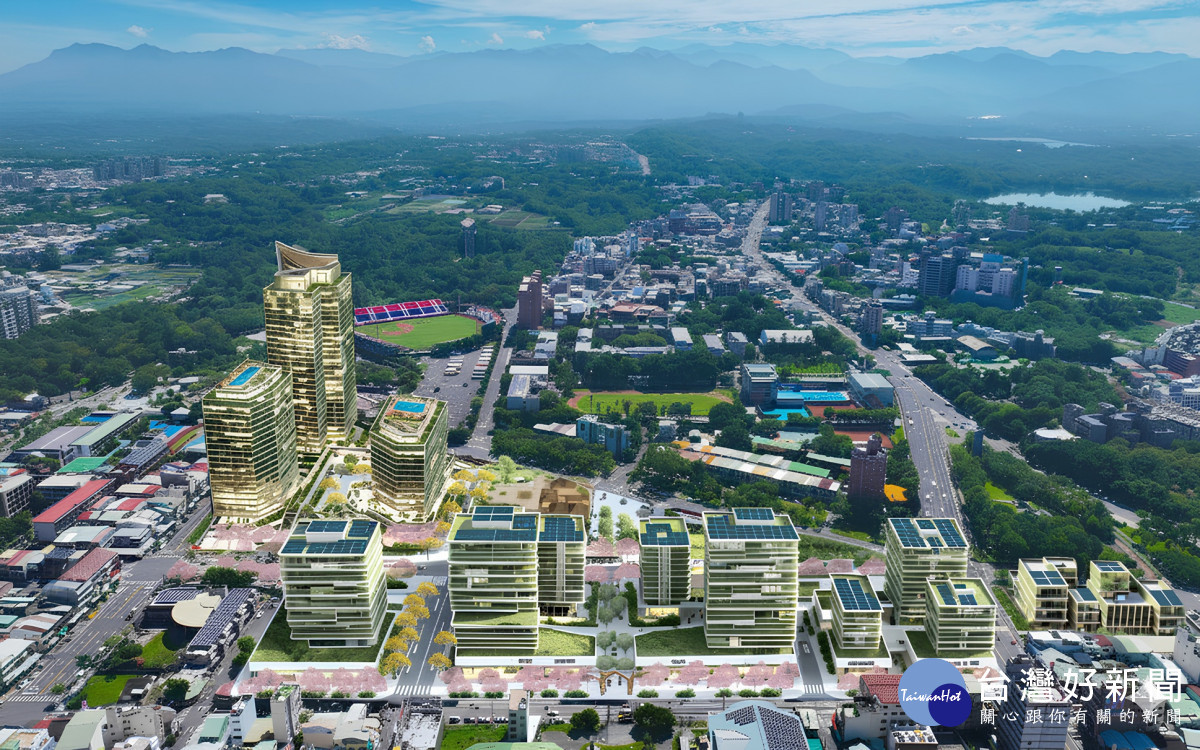 嘉義市建國二村、復興新村地區開發構想模擬圖／嘉義市府提供