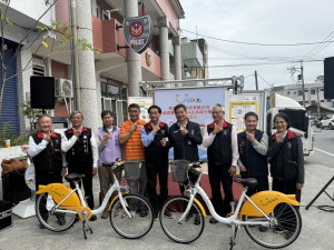 花蓮縣首波YouBike公共自行車於光復鄉上路　縣府感謝微笑單車公司公益捐助