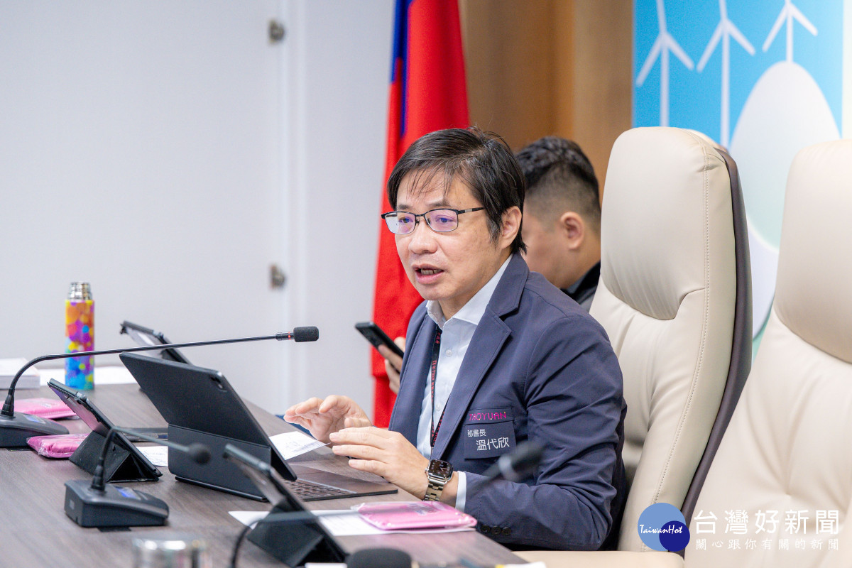 溫秘書長針對水患問題提出建言。