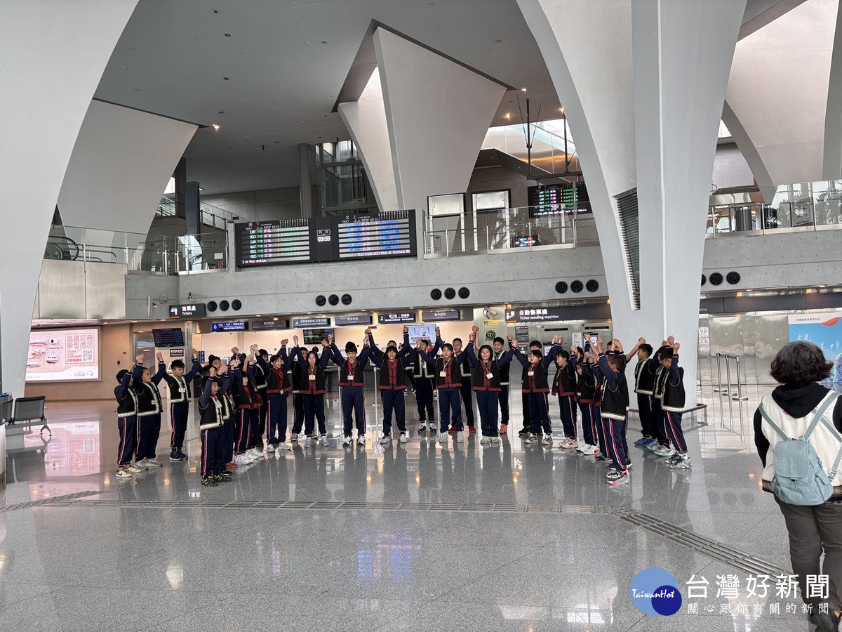 高鐵彰化站傳愛 豐富部落孩童創作力