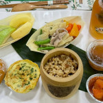 竹山鮮筍節豐盛的佳餚令所有參與的民眾遊客都讚不絕口。（竹山公所提供）