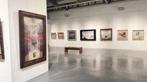 竹縣跨世代書畫聯展開展。