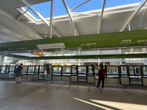 中捷綠線市政府站未來將與藍線交會。圖/業者提供