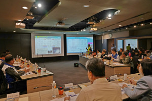 雲林縣今天舉辦「草嶺堰塞湖跨縣市（雲林／南投）聯防整備暨專家諮詢會議」／翻攝照片