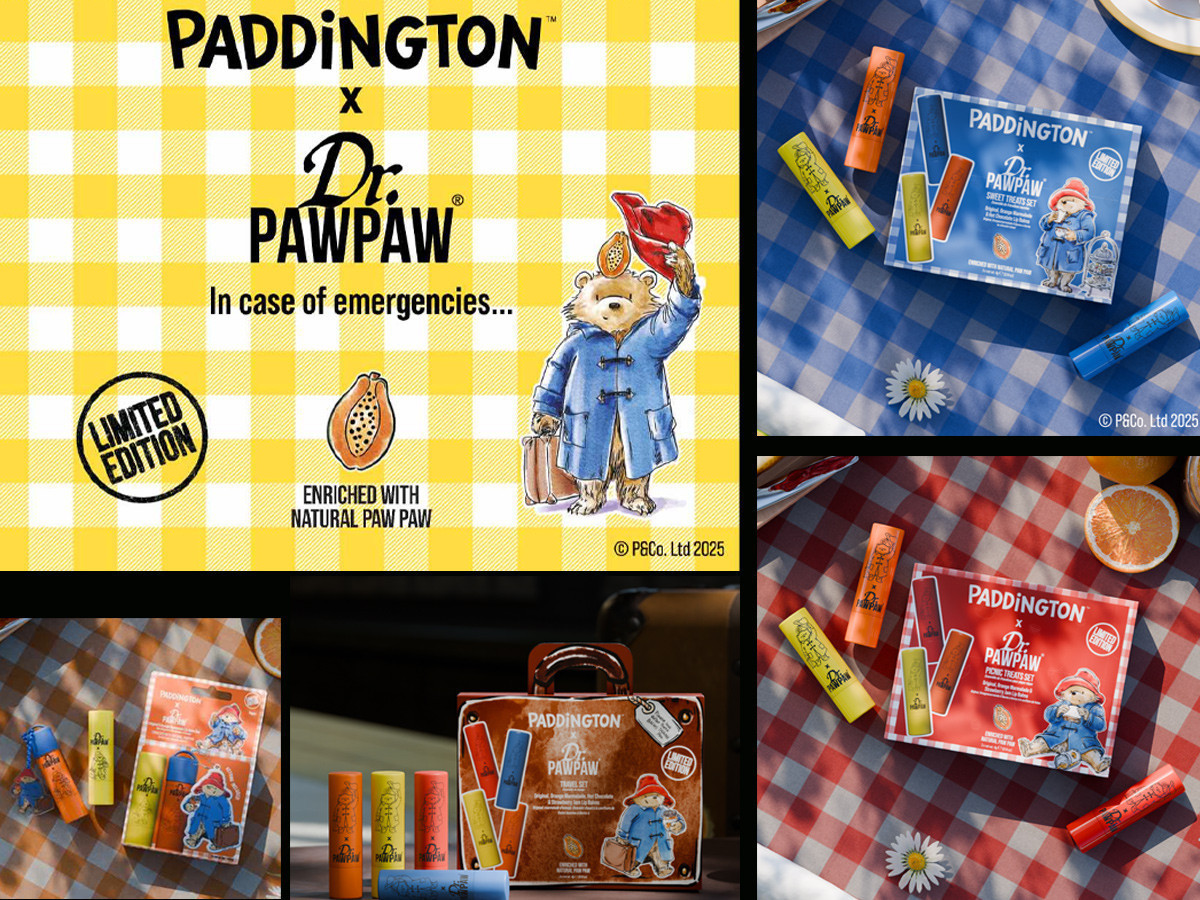 Dr.PAWPAW柏靈頓熊IP聯名款-旅行典藏組、野餐點心組與甜點派對組，搶攻聖誕part交換禮物商機（圖：jcapothecary.com.tw網站）