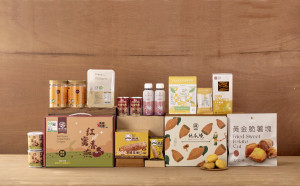 穀得獎獲獎產品亮相。（農糧署提供）