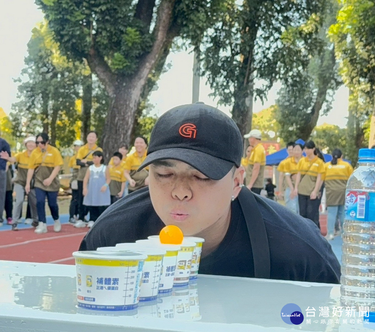 各項友誼賽都認真進行。(竹秀提供)