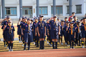 嘉義市府在蘭潭國中舉行「嘉義市114年度童軍運動會」／嘉義市府提供