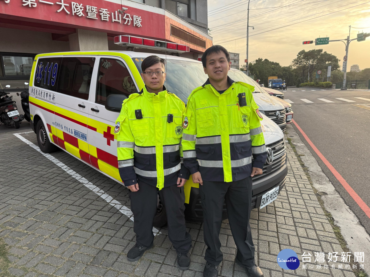 英勇搶救OHCA男　竹市消防員展現救護專業