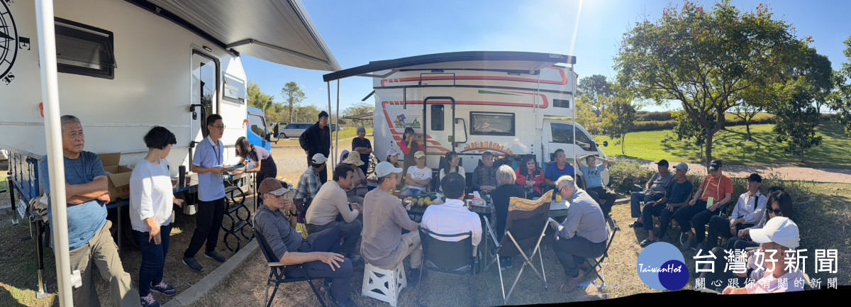 「后里環保公園車泊專區」，每逢假日一位難求相當熱門。