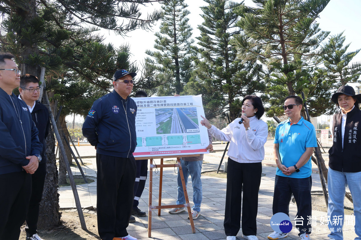 麥寮工業路、雲2線路面下陷破損　雲縣府攜手台塑企業改善