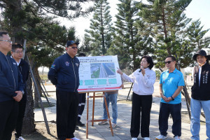 寮鄉工業路及雲2線道路改善工程今(9)日下午於長庚醫院前進行施工說明會／雲縣府提供