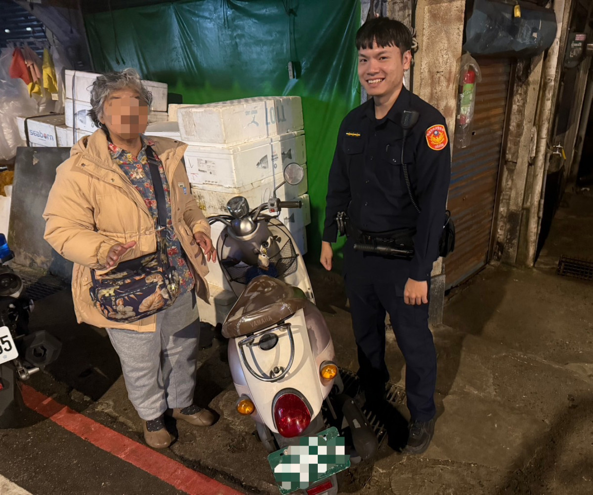 誤認機車遭竊報案,警方耐心調查迅速尋回。