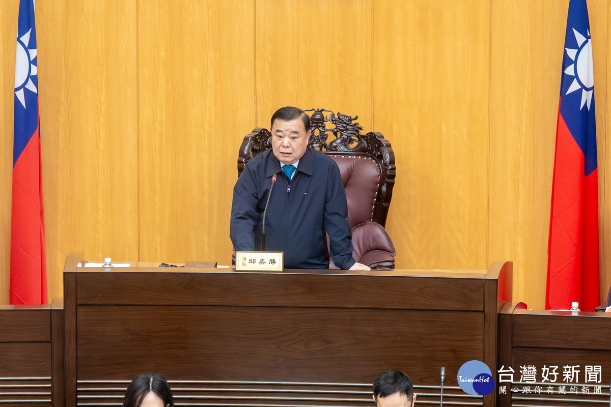 桃園市議會議長邱奕勝。