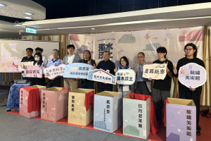 南投縣入選百大文化基地亮相。（記者扶小萍攝）