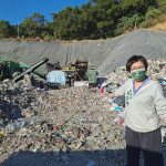議員張芬郁要求垃圾加速去化。林重鎣