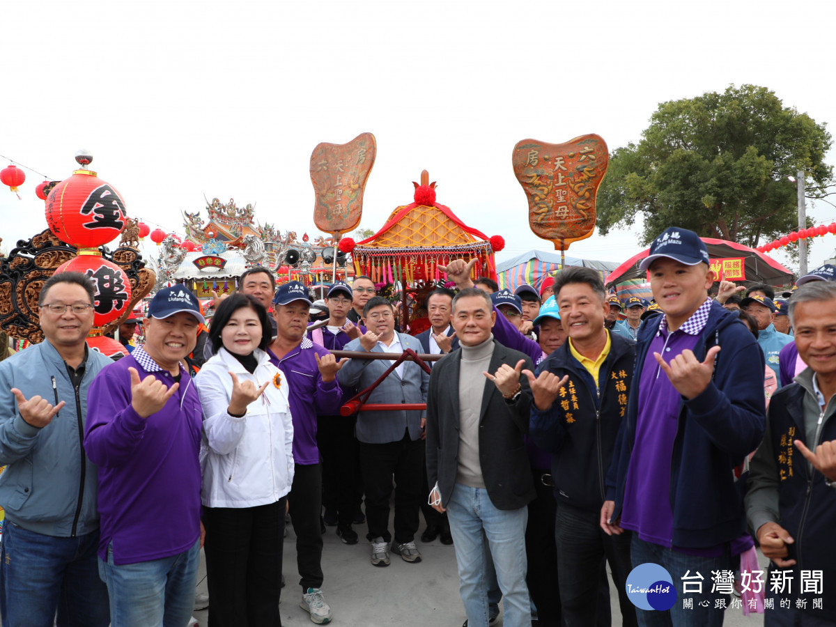 雲林六房天上聖母睽違10年,再度來到嘉義縣大林鎮延香賜福/嘉義縣府提供