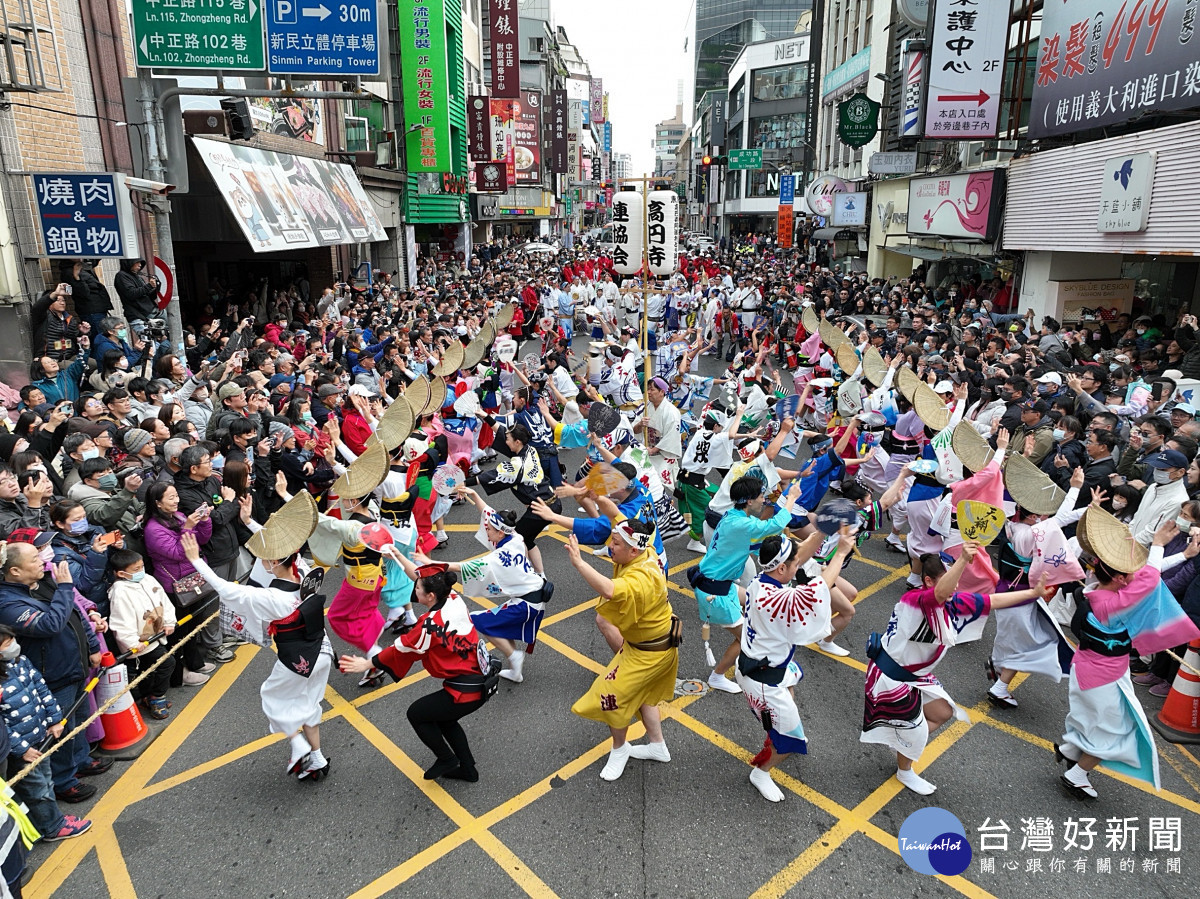 景福宮舉辦假日市集　東京高圓寺阿波舞首度登上桃園舊城舞台