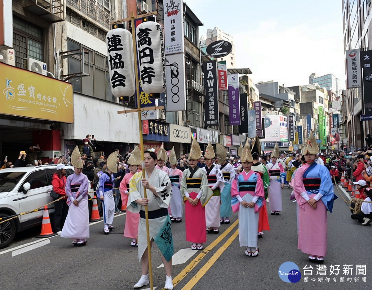 景福宮舉辦假日市集 東京高圓寺阿波舞首度登上桃園舊城舞台