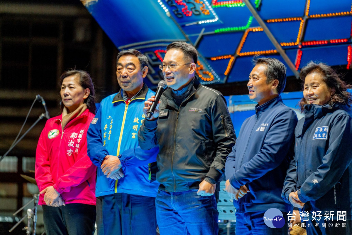 楊梅高山頂啟明宮財神殿安座　寒夜相挺百年信仰凝聚在地暖流